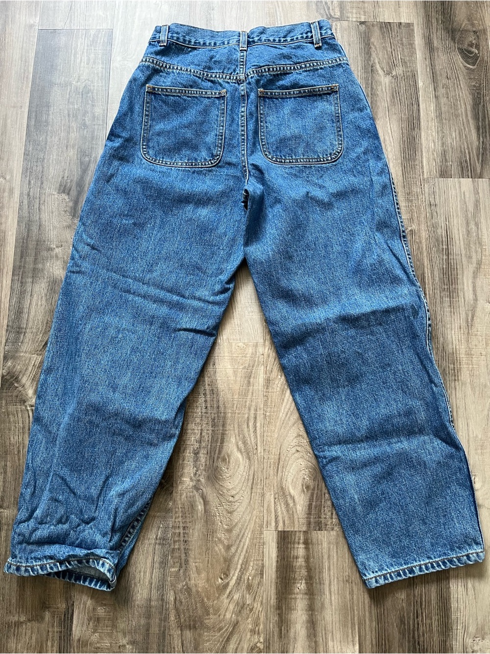 Jesse Kamm Cali Wides Relaxed Denim Jeans - Medium Blue - Picture 5 of 5